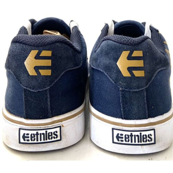 Etnies Fader Vulc Blue Lace Up Men’s Sneaker Shoes Size 10 - Picture 7 of 11